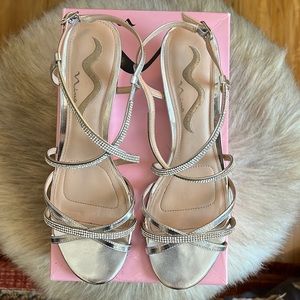 Nina Franya Silver Sandals
